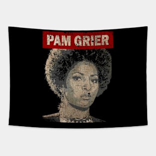 Pam Grier / Vintage Blaxploitation Tapestry