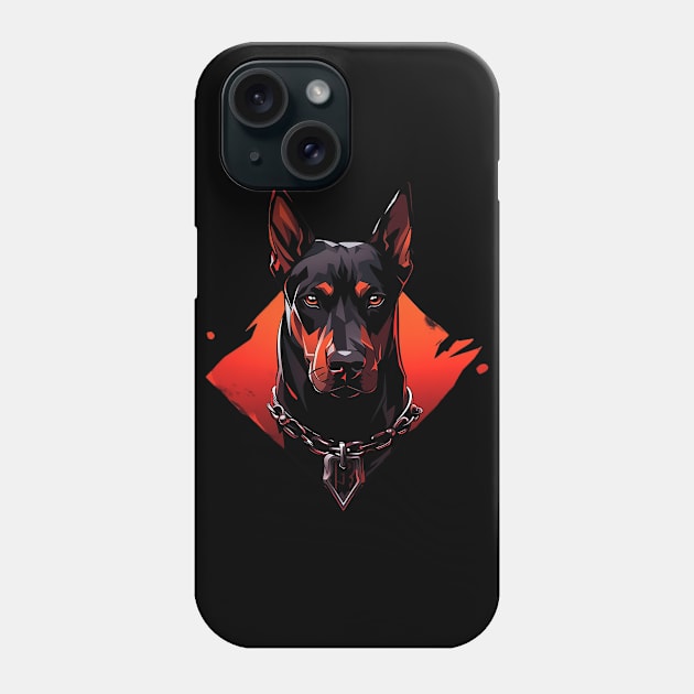 doberman Phone Case by Ninja banana