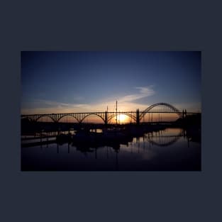 Yaquina Bay Sunset T-Shirt