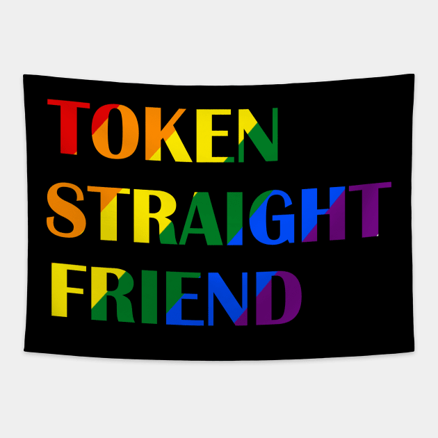 token straight friend lgbt ver 2 Tapestry by marisamegan8av