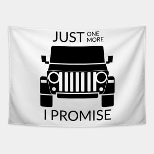 Funny Quote - Just One More Car Tapestry