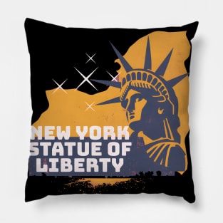 New York-Statue of Liberty Pillow