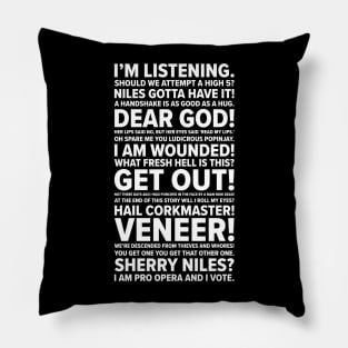 Frasier Quotes Pillow