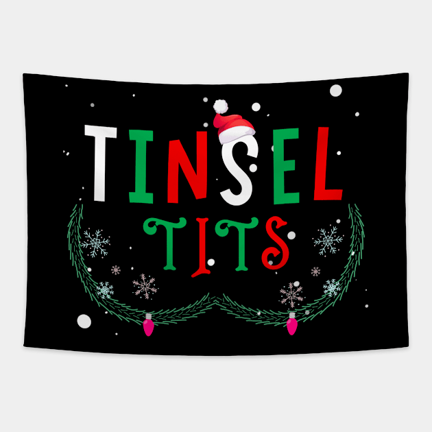 Tinsel Tits Tapestry by M.Y