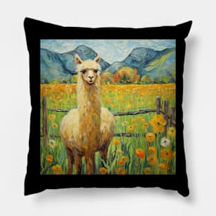 ALPACA PAINTING Pillow