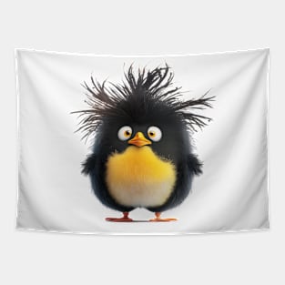 Penguin Cute Adorable Humorous Illustration Tapestry