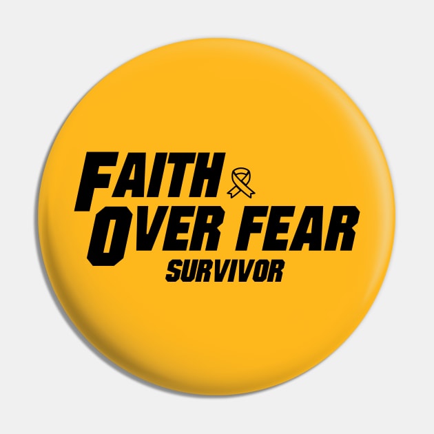 sarcoma cancer Awareness yellow ribbon faith over fear survivor Pin by Shaderepublic