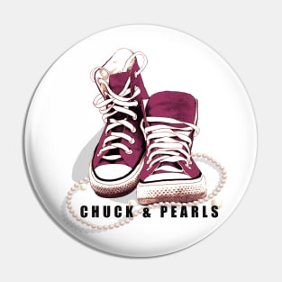 Chuck and Pearls Pin