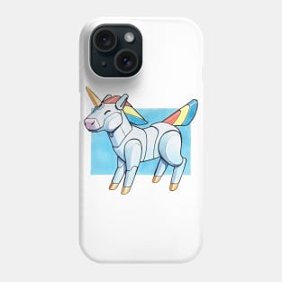 unicorn robot Phone Case