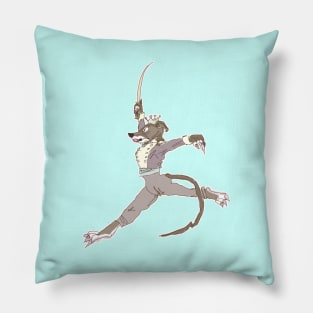 nasty boy king cermet the rat king Pillow