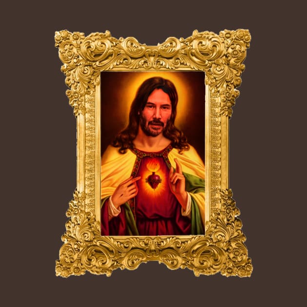 Sacred Heart of Keanu by benjaminhbailey