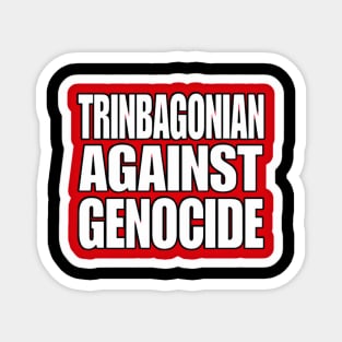 Trinbagonian Against Genocide - Sticker - Front Magnet