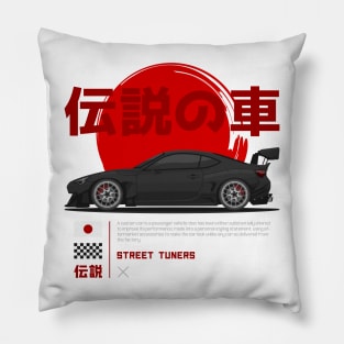 Midnight Racer Black GT 86 JDM Pillow