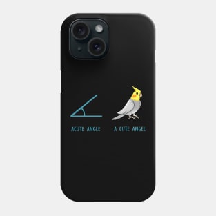 acute angle VS a cute angel Phone Case