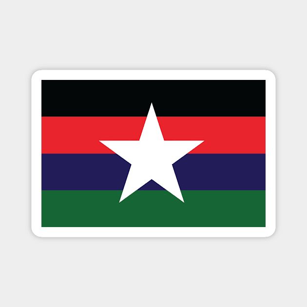 Sudan Liberation Movement/Army Magnet by Wickedcartoons