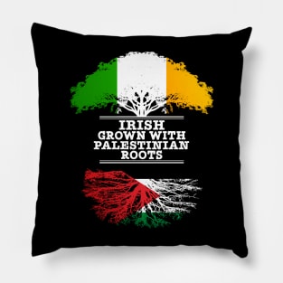 Irish Grown With Palestinian Roots - Gift for Palestinian With Roots From Palestine Pillow