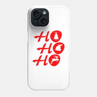 ho ho ho christmas tee Phone Case