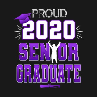 Senior Graduation 2020 Proud Senior Grad Party Gift Idea T-Shirt