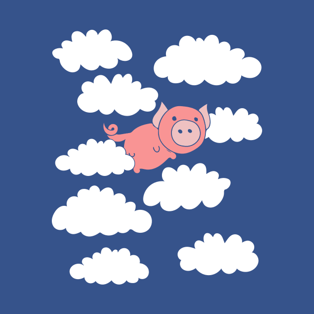 When pigs fly flying pig by bubbsnugg