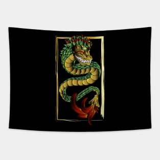 mayan serpent Tapestry