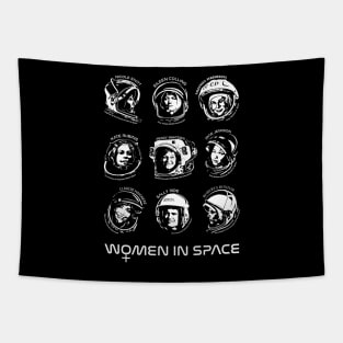 Women in Space combo Tapestry