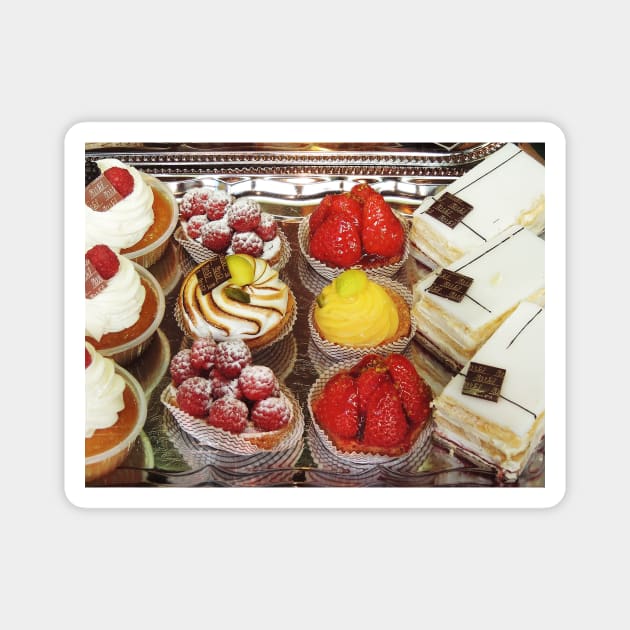 Cream And Fruit Delight Magnet by AlexaZari