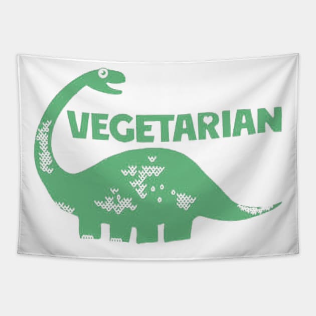 vegetarian long neck dinosaurs Tapestry by BerrymanShop