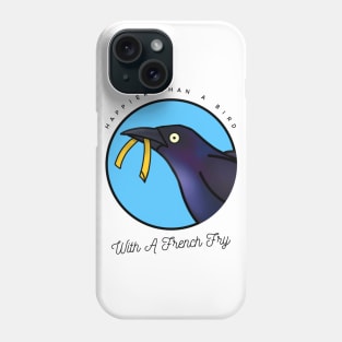 Happy Grackle (Large Print) Phone Case