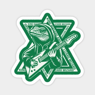 Lizard Wizard Guitar Fan Art Magnet