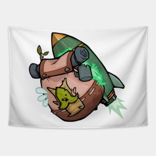 Korok Rocket Space Program Tapestry