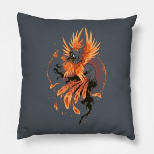 Avian Arsonist Pillow