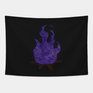 Purple Starry Flame Tapestry