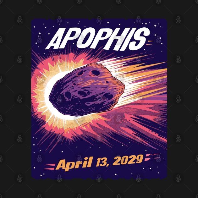Apophis 99942 April 13 2029 Space Lover Comet Meteor by Adam Brooq