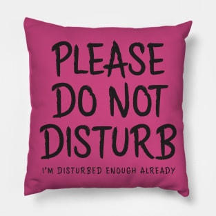 Please Do Not Disturb Pillow