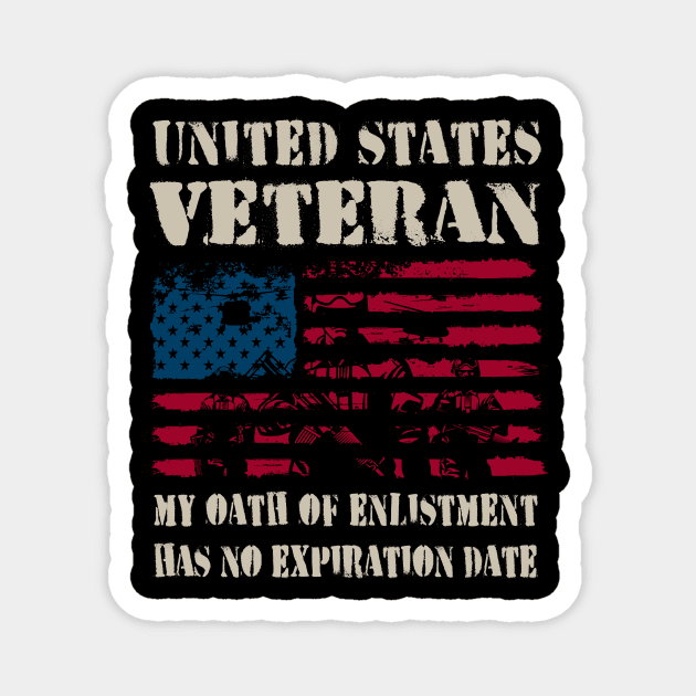 United States Veteran Oath Magnet by Wintrly