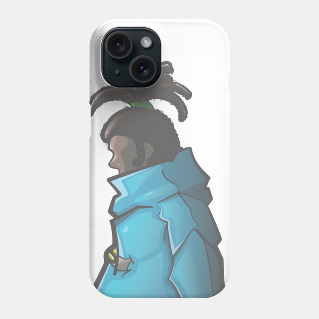 Chillin' Phone Case by UBiv Art Gallery