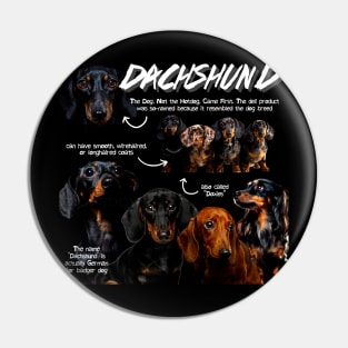 Dachshund Fun Facts Pin