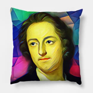 Thomas Gray Colourful Portrait | Thomas Gray Artwork 7 Pillow