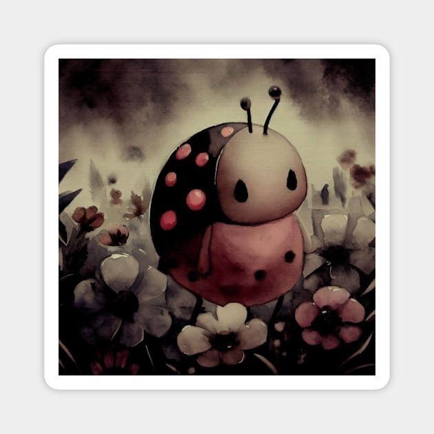 Ladybird Magnet by Donkeh23