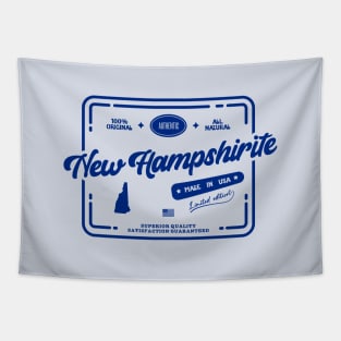 Original New Hampshirite Cool Vintage Dark Stamp Print New Hampshire Resident Gift Tapestry