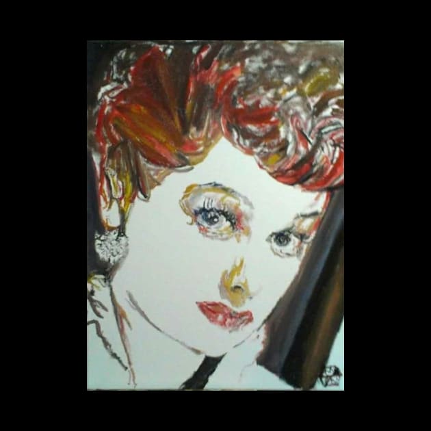 Lucille ball by Mike Nesloney Art