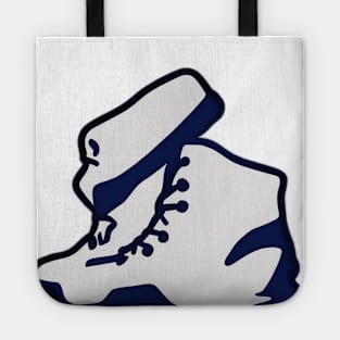 Stylish Hiking Boot Illustration No. 822 Tote