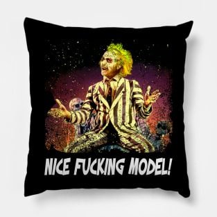 Classic Photo Nice F'cking Model Quotes Pillow