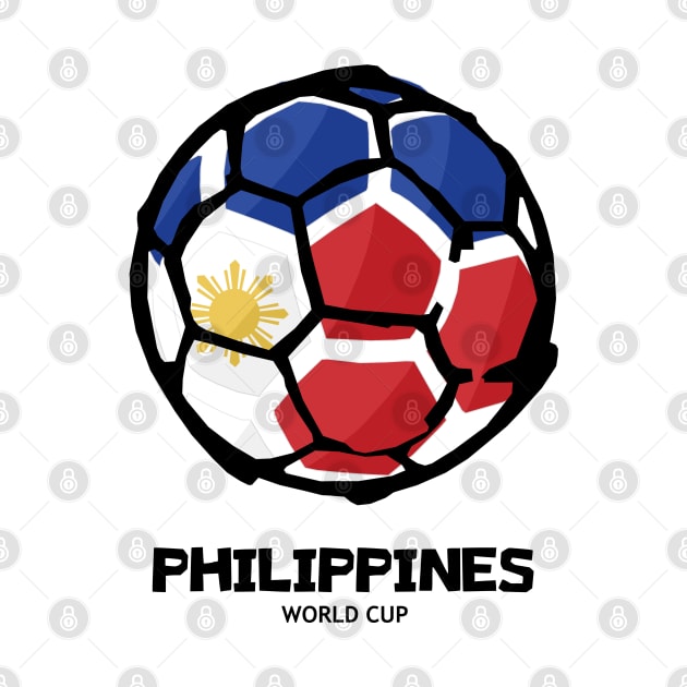 Philippines Football Country Flag by KewaleeTee