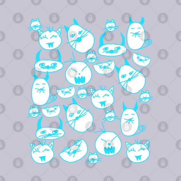 Evil Pussies Blue by Dead but Adorable by Nonsense and Relish