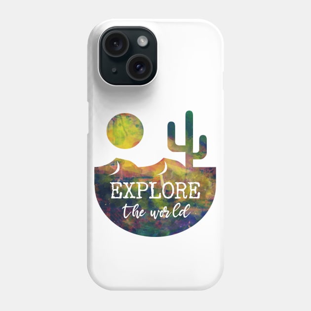 Explore the world Phone Case by BoogieCreates