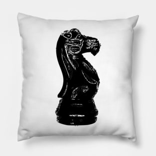 Chess knight design Pillow