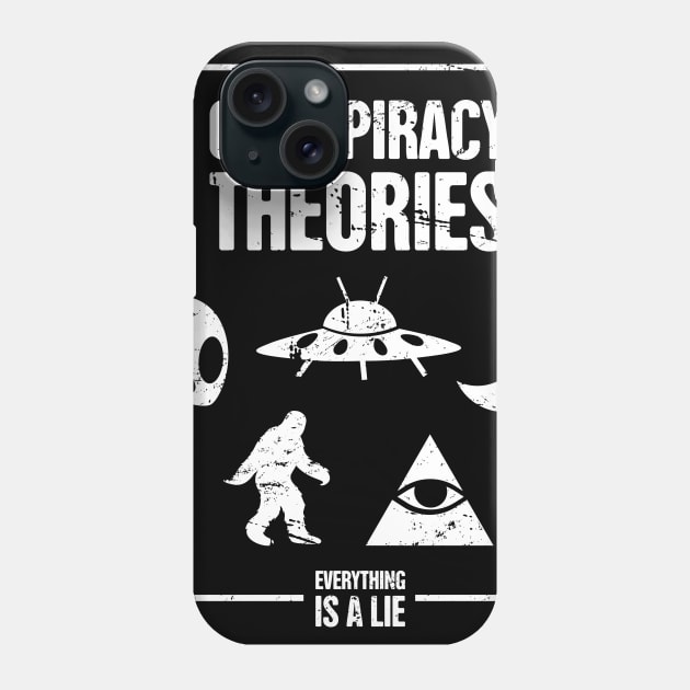 Conspiracy Theories - Alien, UFO, Illuminati, Bigfoot Phone Case by MeatMan