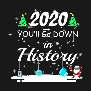 2020 you'll go down in history - funny T-Shirt