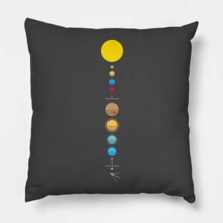 Minimalist Solar System Pillow